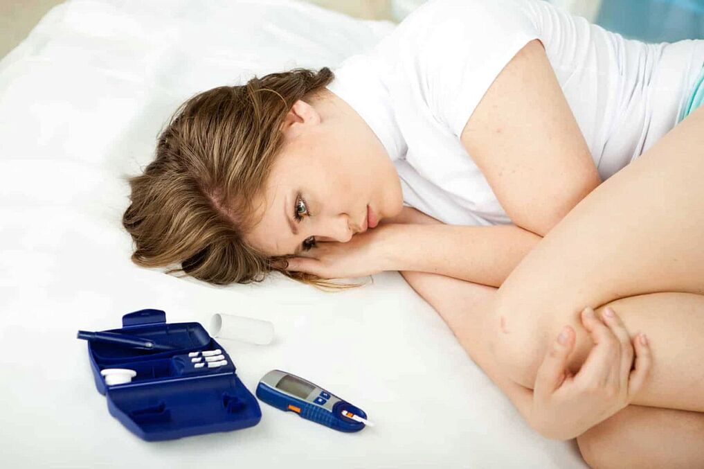 Diabetes mellitus can cause hypoglycemia, accompanied by severe weakness